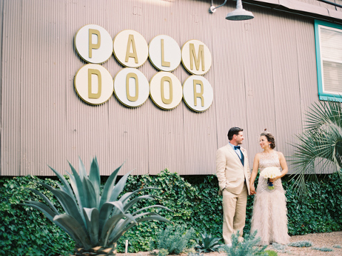 Palm Door On Sabine Wedding Austin Texas Film Photographer